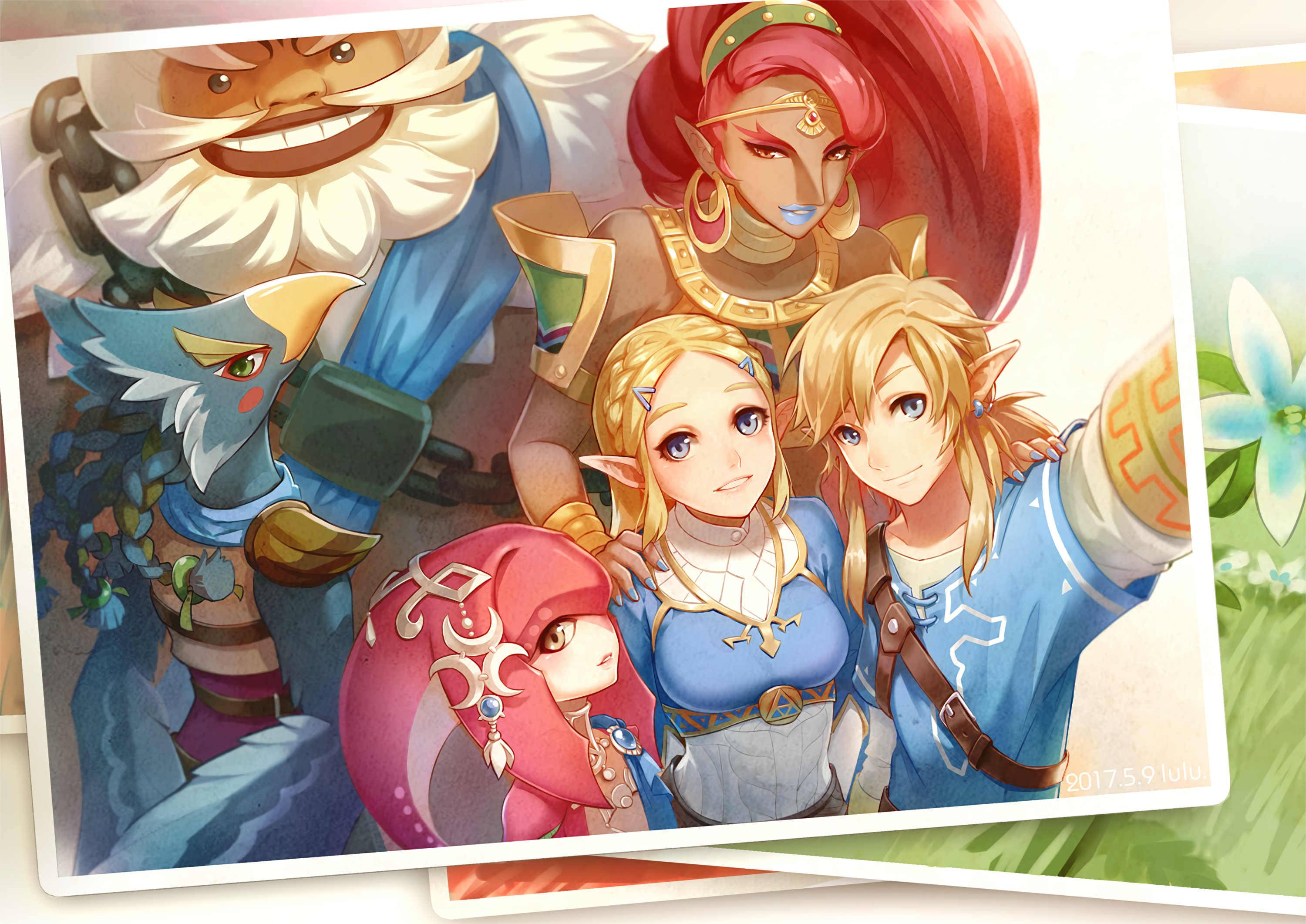 Breath Of The Wild Champions HD Wallpaper By Lulu