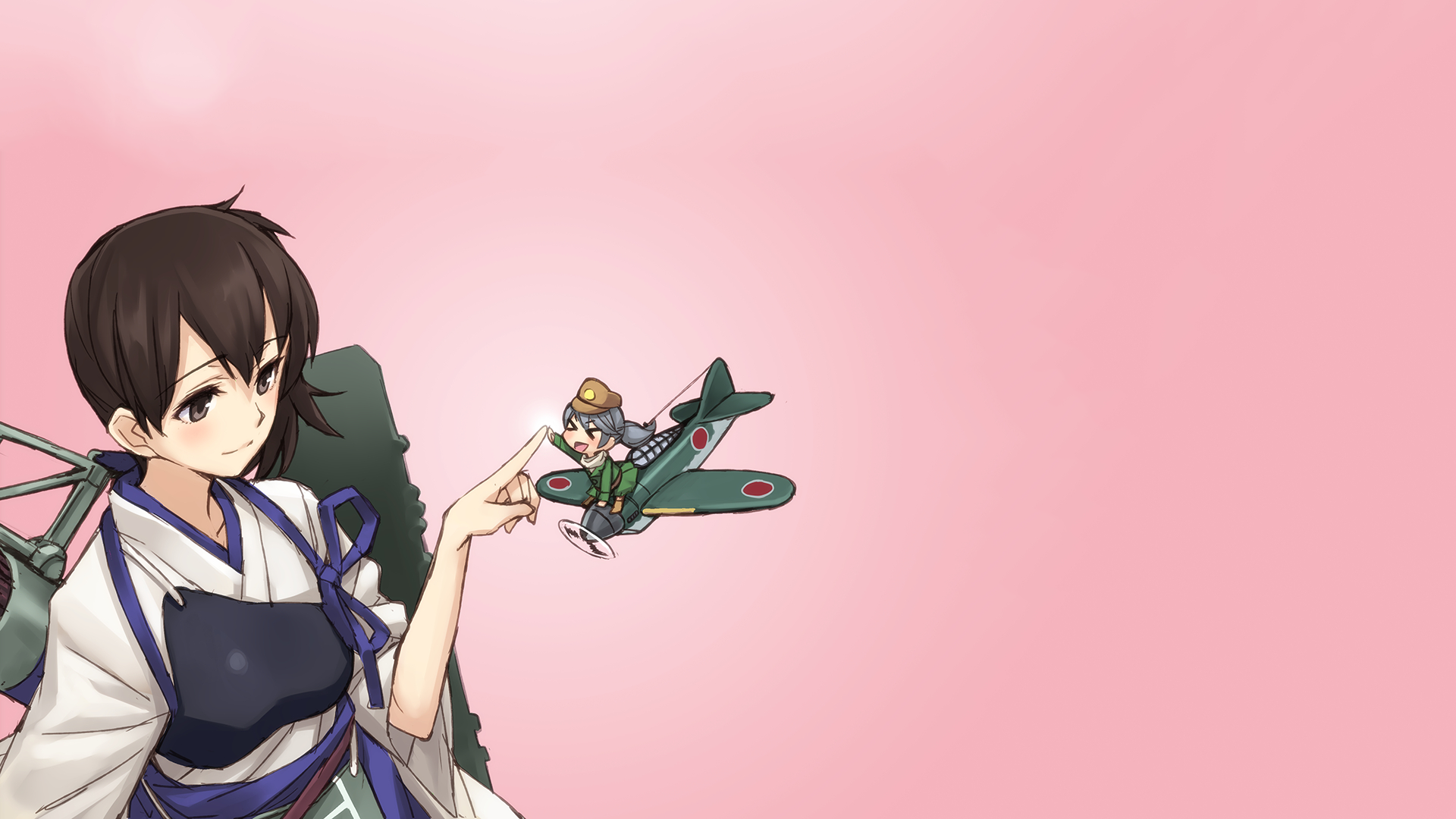 Download Kaga (Kancolle) Anime Kantai Collection HD Wallpaper