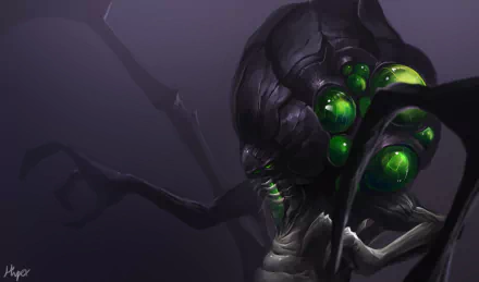 creature Abathur (StarCraft) video game Heroes of the Storm HD Desktop Wallpaper | Background Image