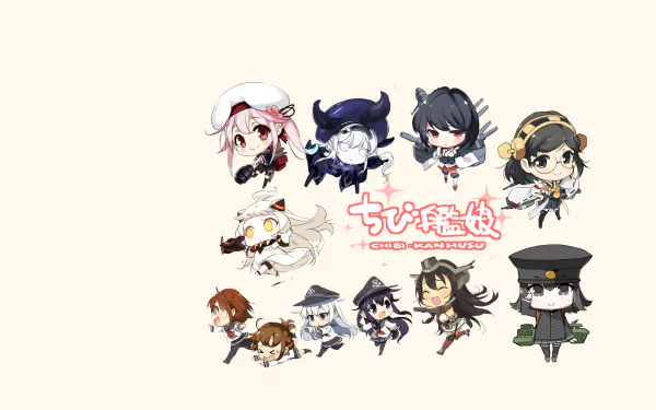 Nagato (Kancolle) Kirishima (Kancolle) Hibiki (Kancolle) Akatsuki (KanColle) Ikazuchi (Kancolle) Inazuma (Kancolle) Anime Kantai Collection HD Desktop Wallpaper | Background Image