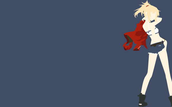 Anime Fate/Apocrypha Fate Series Mordred Saber of Red Minimalist Shorts Blonde Short Hair Fate Saber HD Wallpaper | Background Image