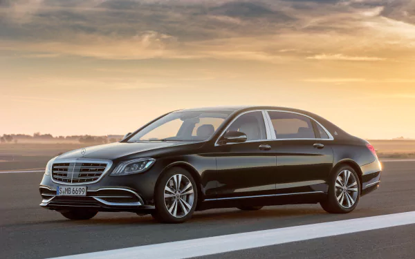 black car vehicle Mercedes-Benz S-Class HD Desktop Wallpaper | Background Image