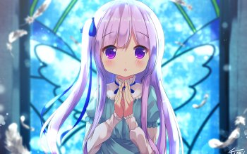 Free: Anime Icon , Grisaia no Rakuen, purple haired female anime