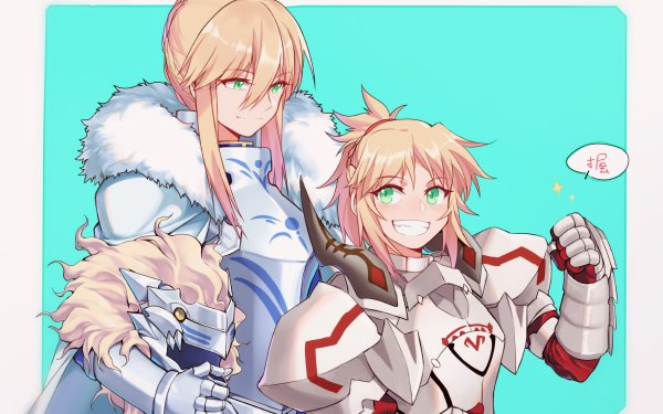 Anime Fate/Apocrypha Fate Series Mordred Saber of Red Artoria Pendragon HD Wallpaper | Background Image