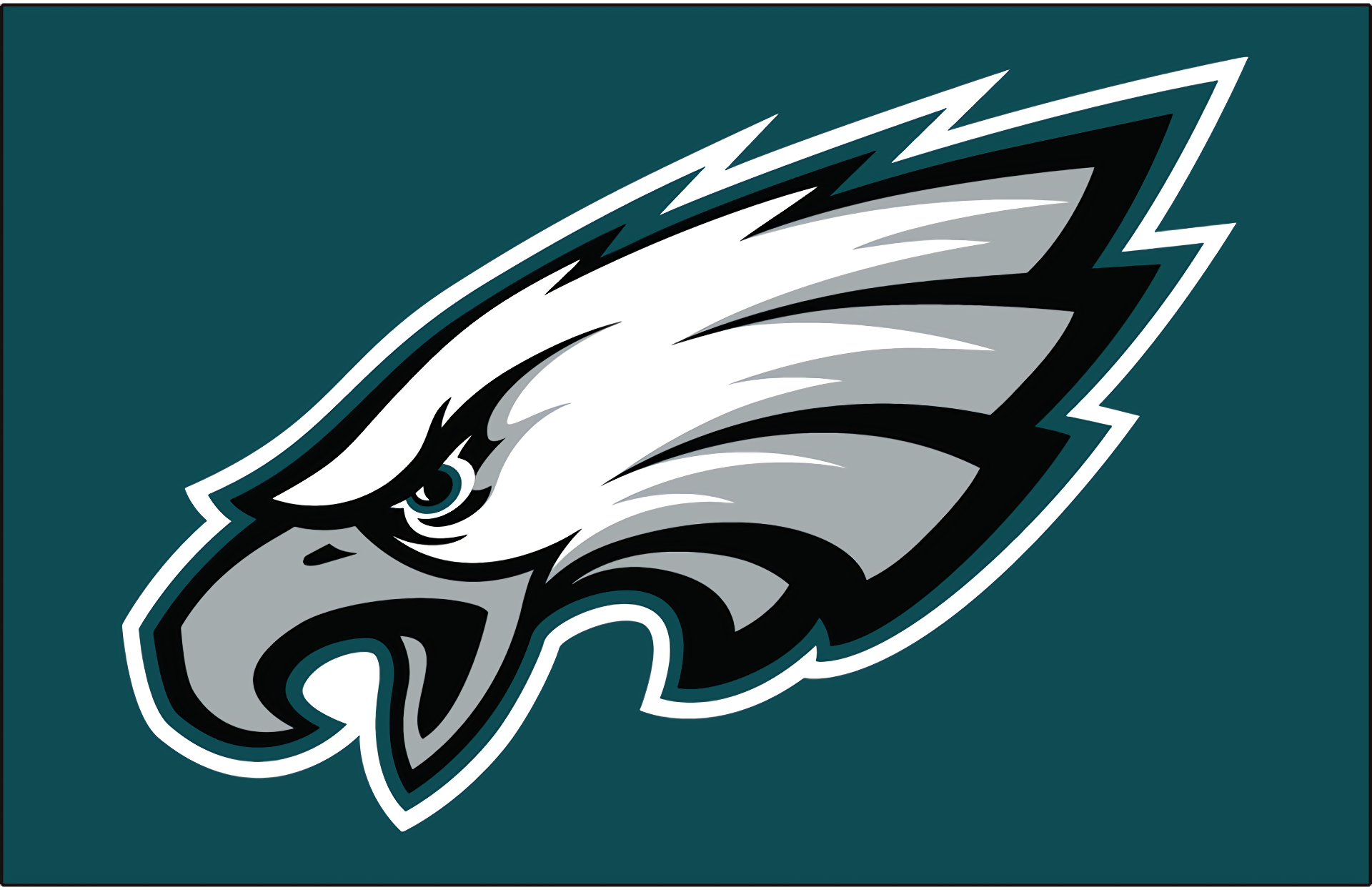 Download Philadelphia Eagles Emblem With Text Wallpaper