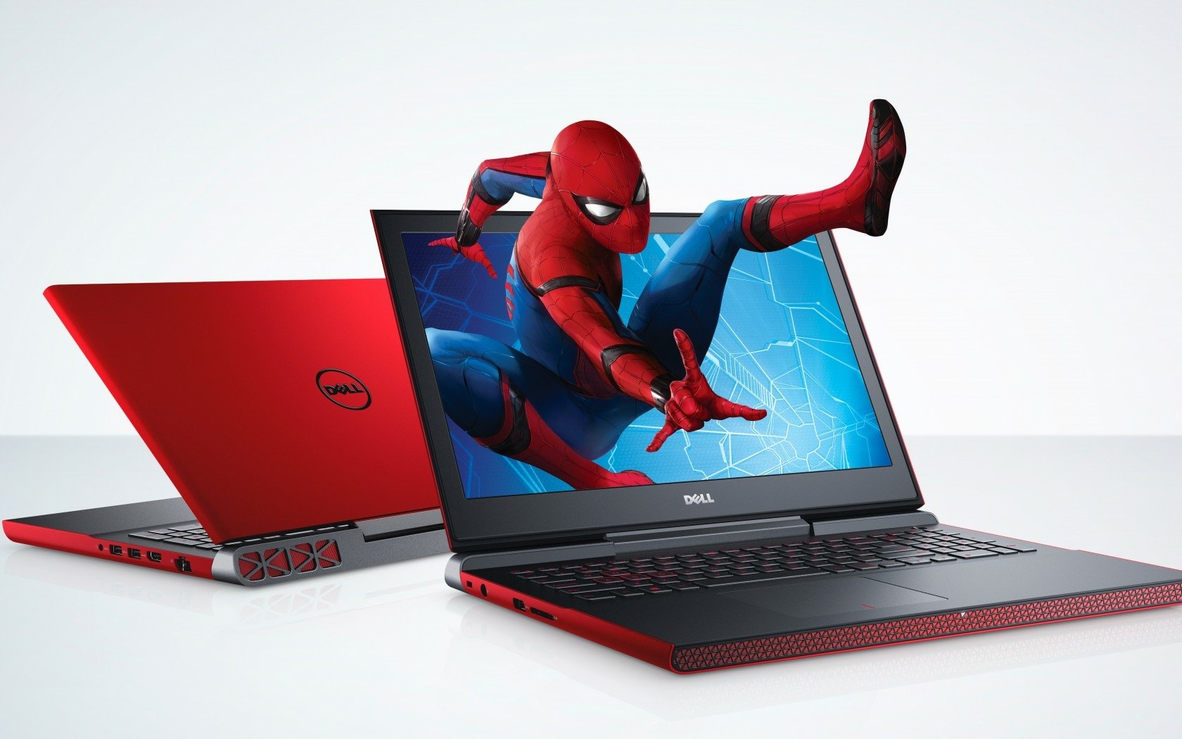 Download Laptop Spider Man Technology Dell Wallpaper