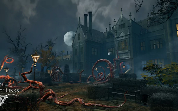 house dark video game Cradle of Links VR Dark Gaming HD Desktop Wallpaper | Background Image