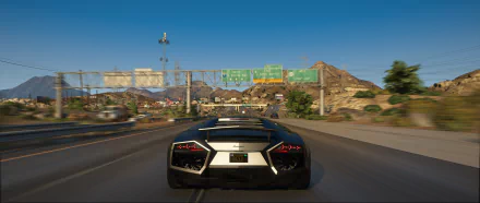  Speeding In The Reventon