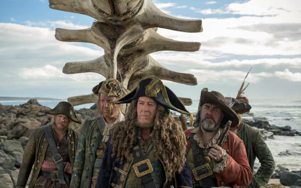 Hector Barbossa Geoffrey Rush movie Pirates Of The Caribbean: Dead Men Tell No Tales HD Desktop Wallpaper | Background Image