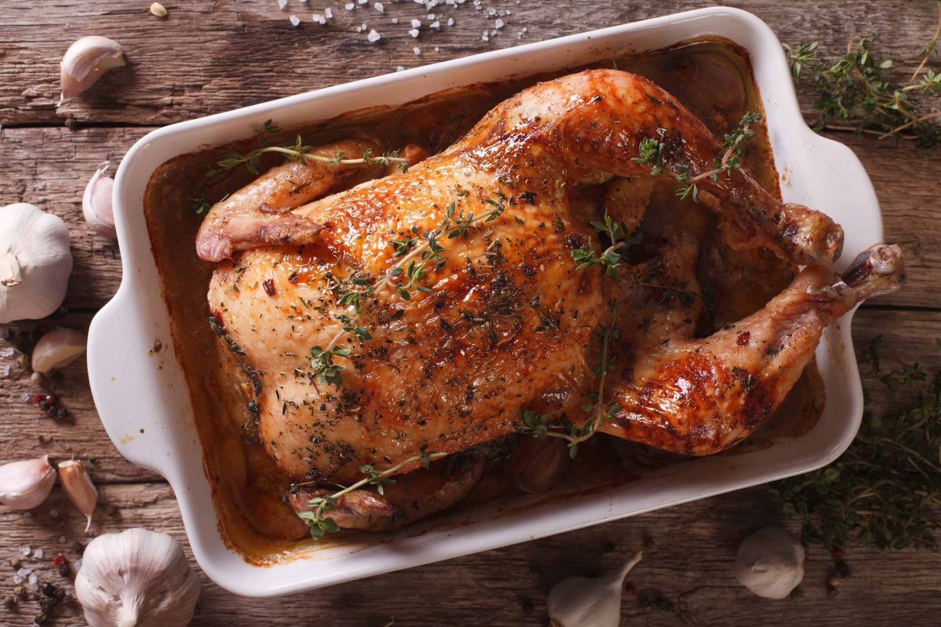 Download Still Life Garlic Meat Food Chicken 4k Ultra HD Wallpaper