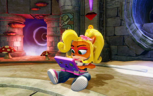 Coco Bandicoot video game Crash Bandicoot N. Sane Trilogy HD Desktop Wallpaper | Background Image