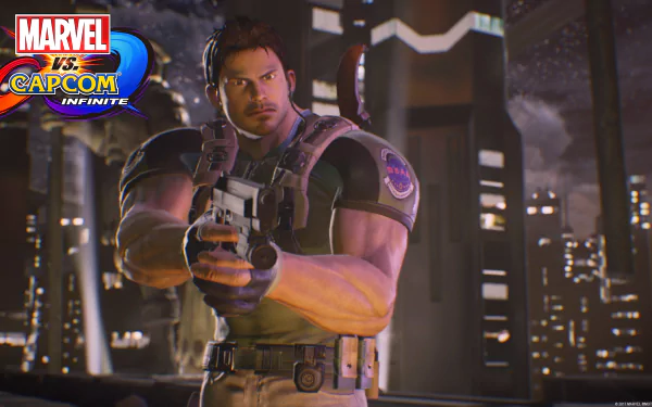 Chris Redfield video game Marvel vs. Capcom: Infinite HD Desktop Wallpaper | Background Image