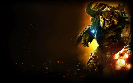 Cyberdemon (Doom) video game Doom (2016) HD Desktop Wallpaper | Background Image