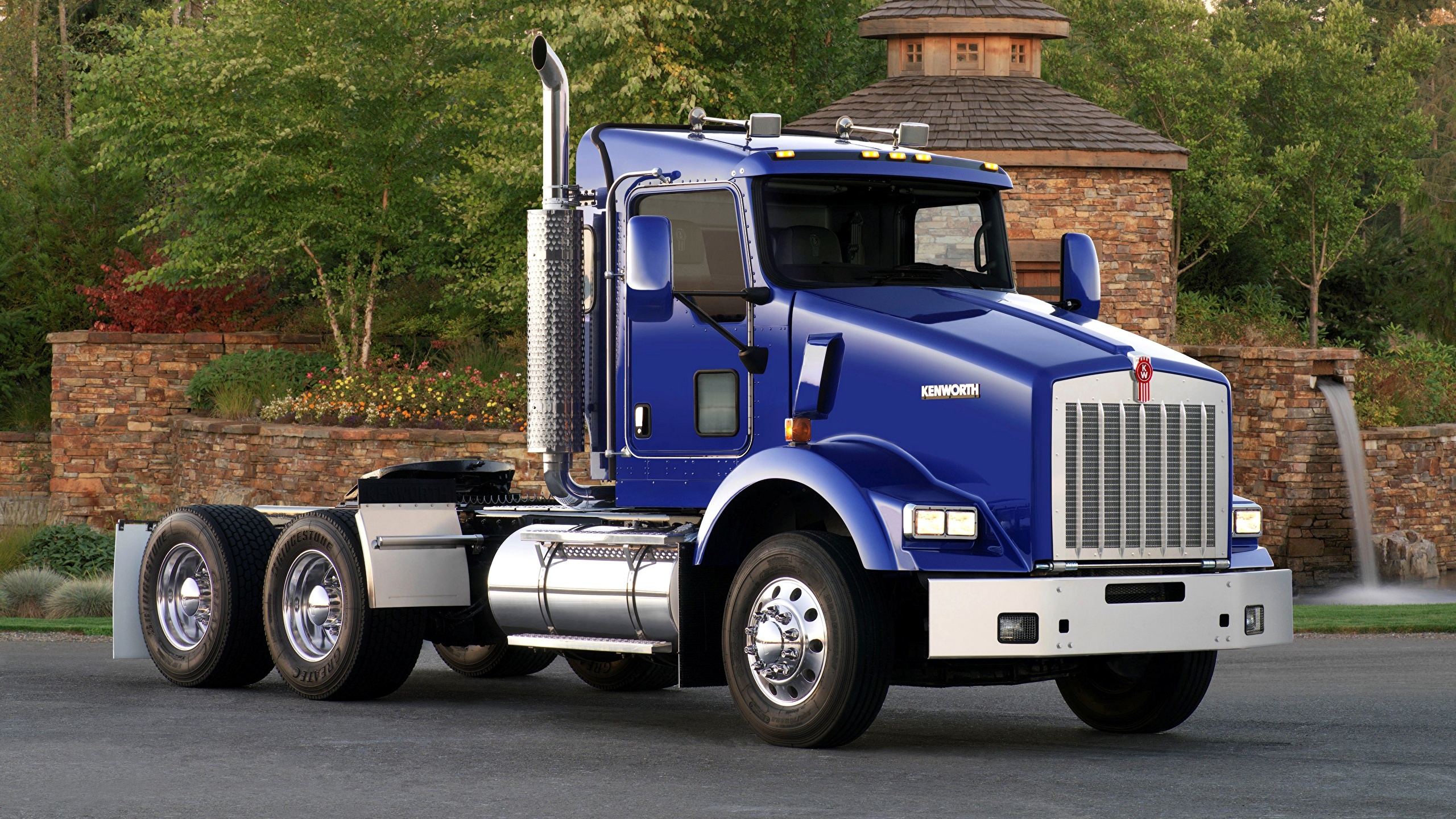  Blue  Kenworth Truck  HD Wallpaper Background Image 