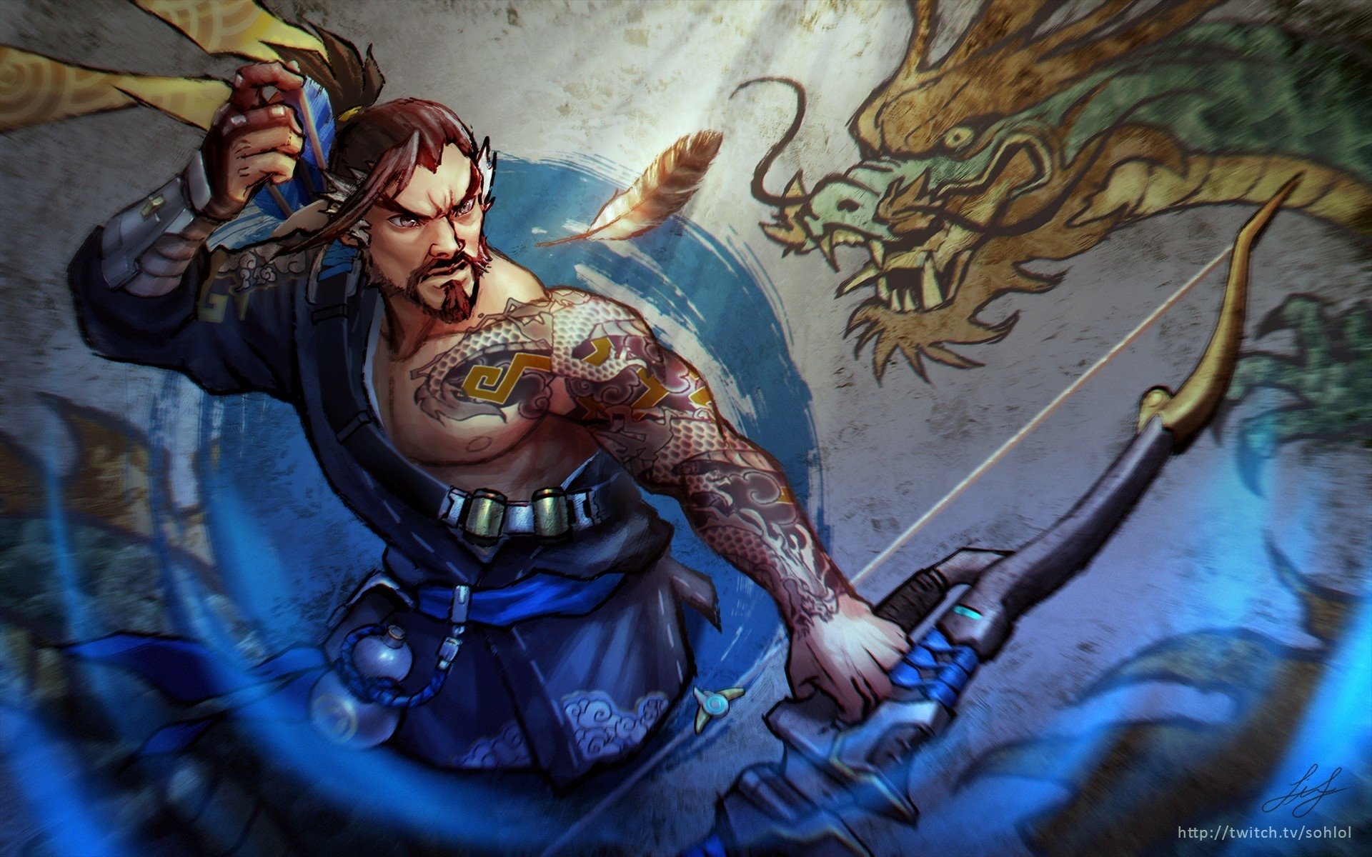 Download Hanzo Overwatch Video Game Overwatch Hd Wallpaper 