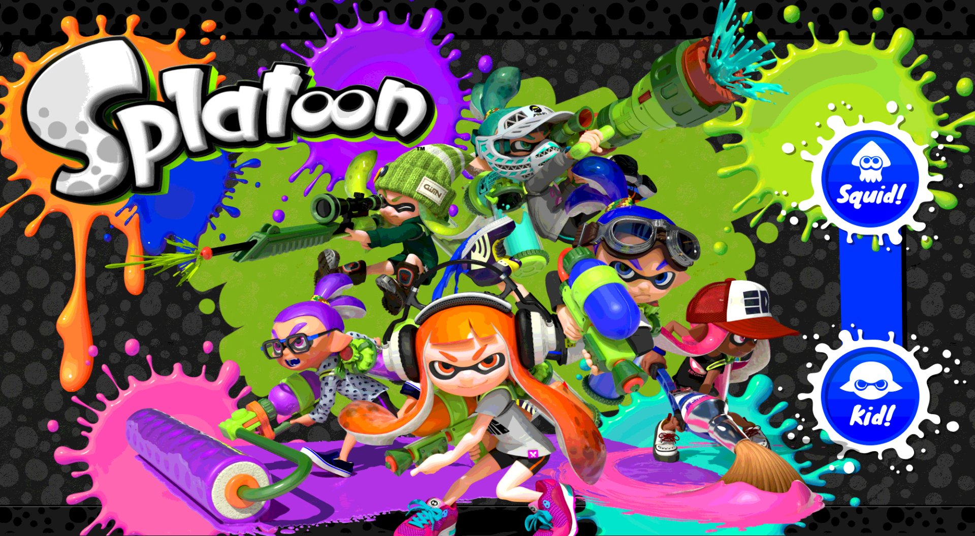 Splatoon Inkling Hd Wallpaper 8461