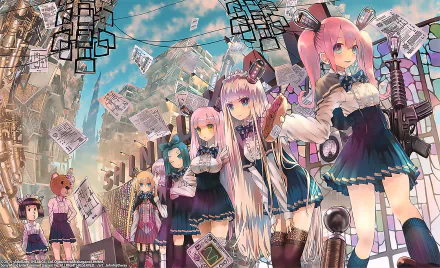 Shinkukan Dolls Anime Original HD Desktop Wallpaper | Background Image