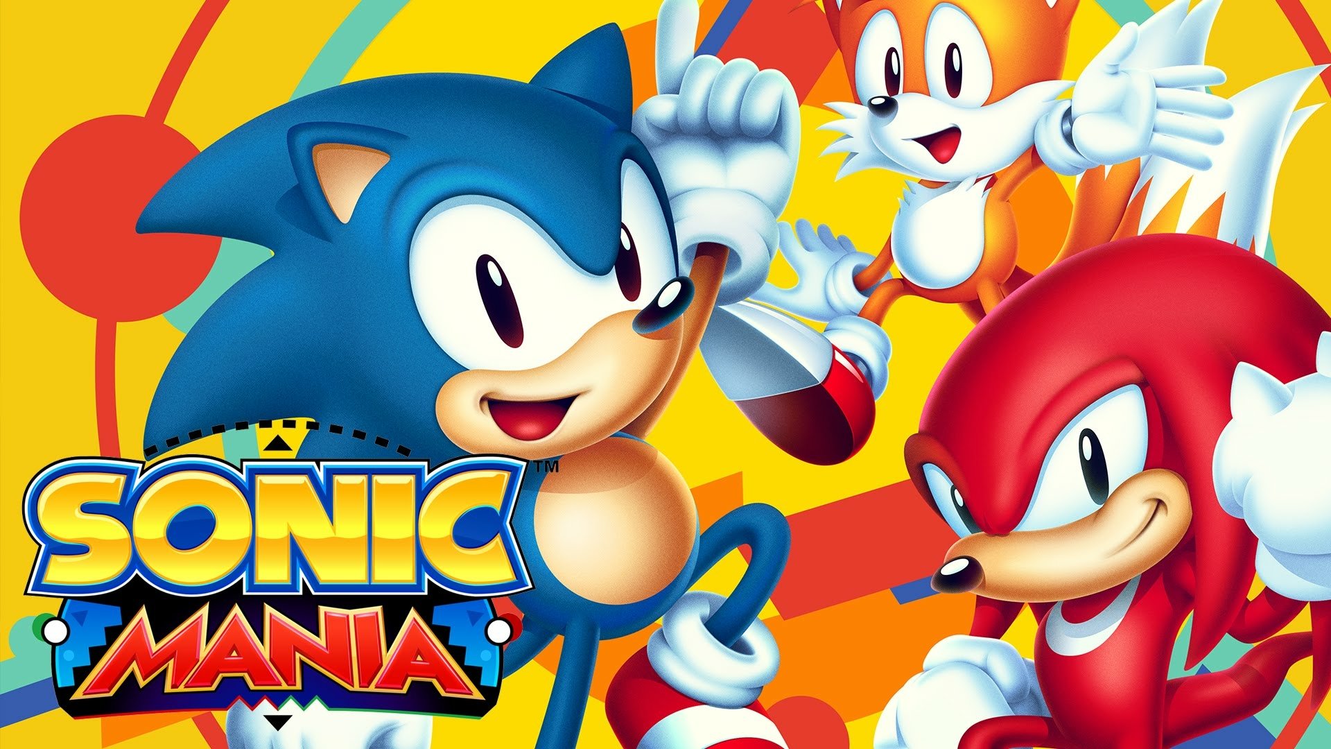 Sonic Mania HD Desktop Wallpaper Classic Sonic Tails Knuckles