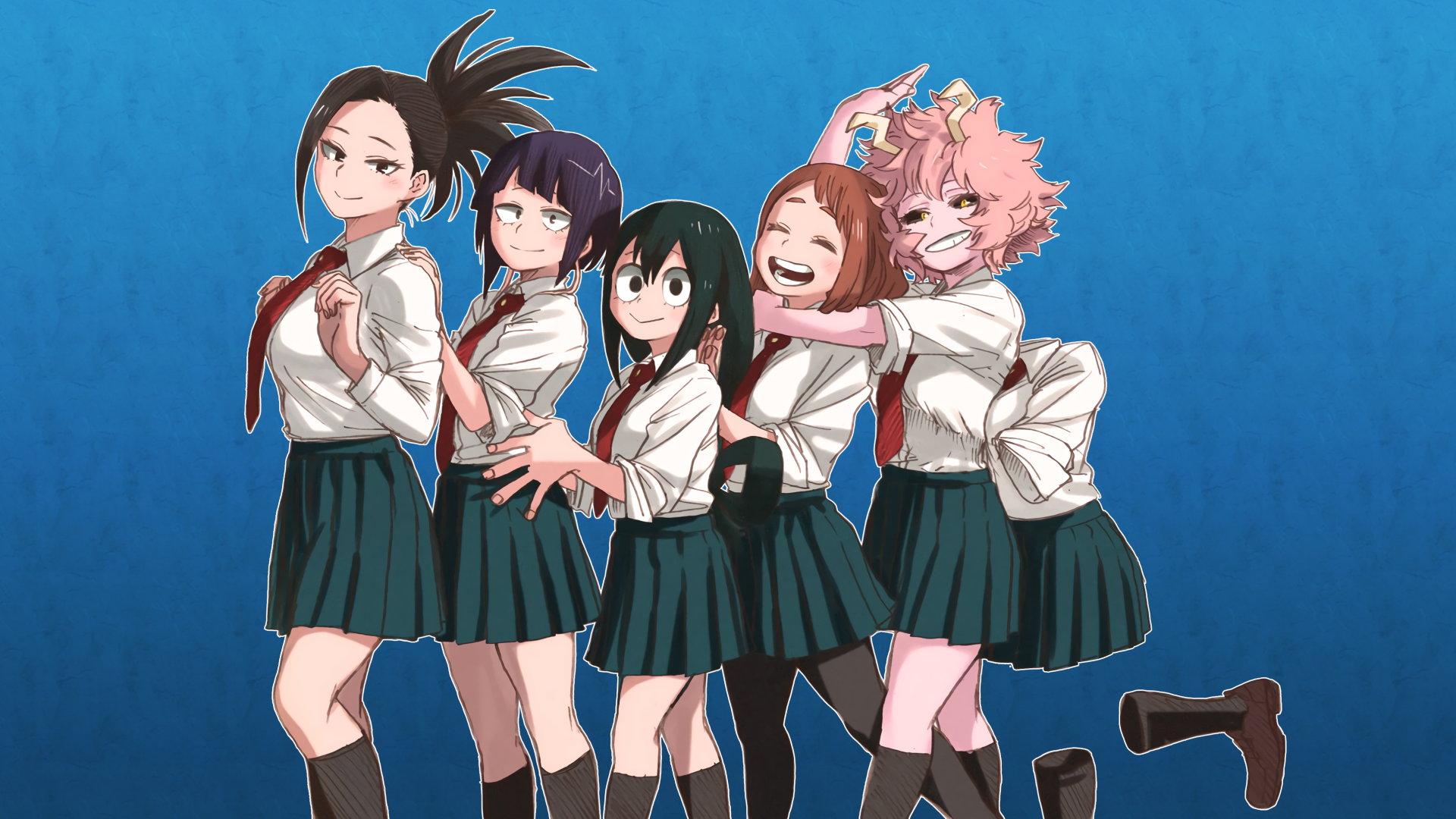 My Hero Academia Schoolgirls. 