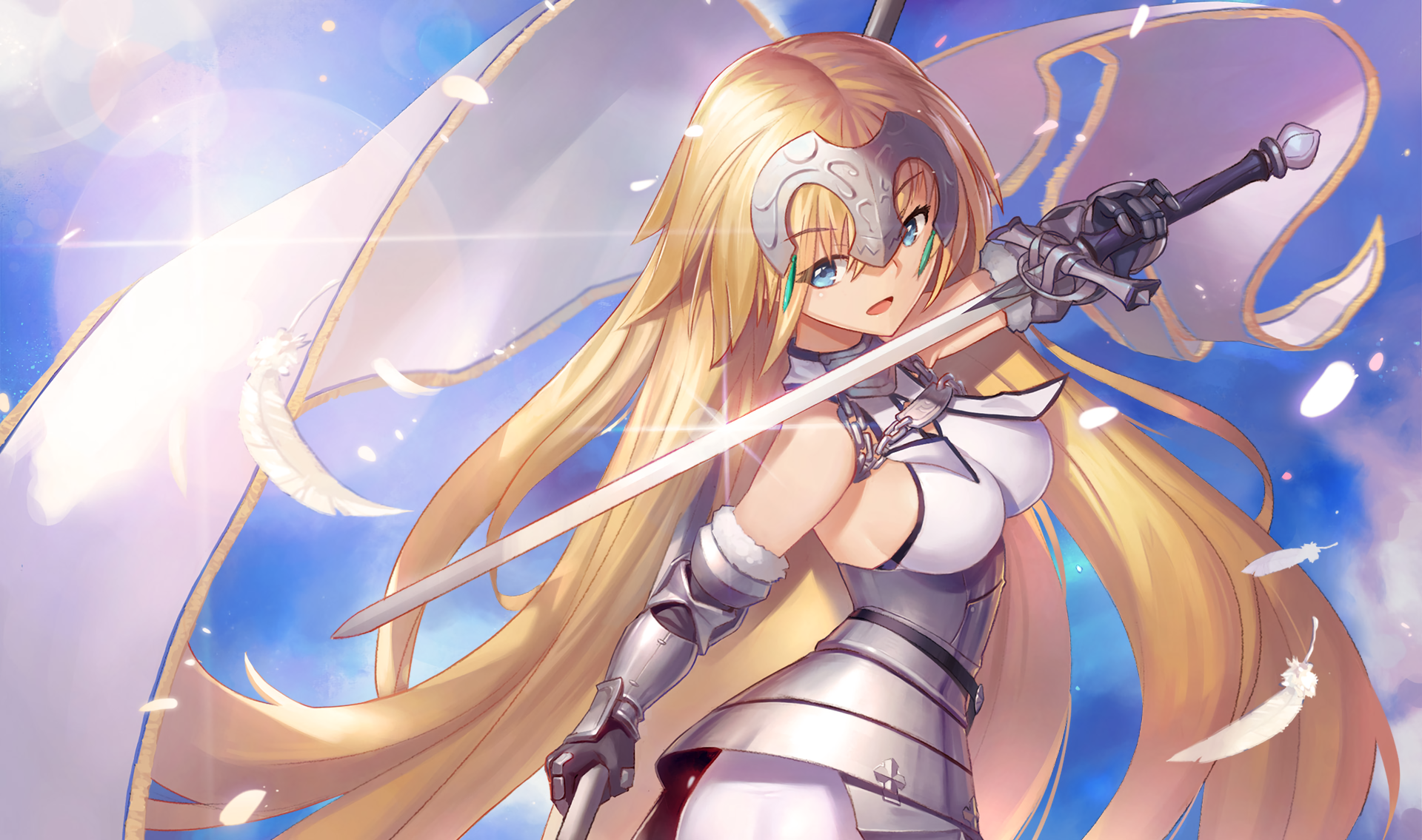Ruler of Light: Stunning Fate/Grand Order Anime HD Wallpaper ...