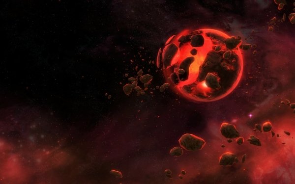 Video Game Starcraft II: Wings Of Liberty Starcraft Sci Fi Space Asteroid Planet Red HD Wallpaper | Background Image
