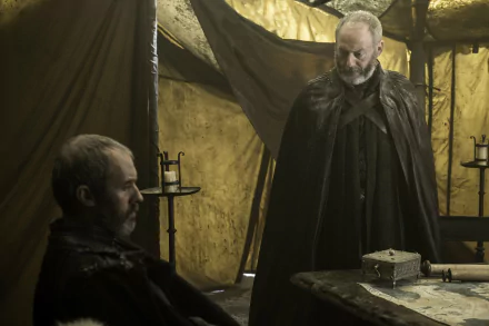 Liam Cunningham Stephen Dillane Stannis Baratheon Davos Seaworth TV Show Game Of Thrones HD Desktop Wallpaper | Background Image