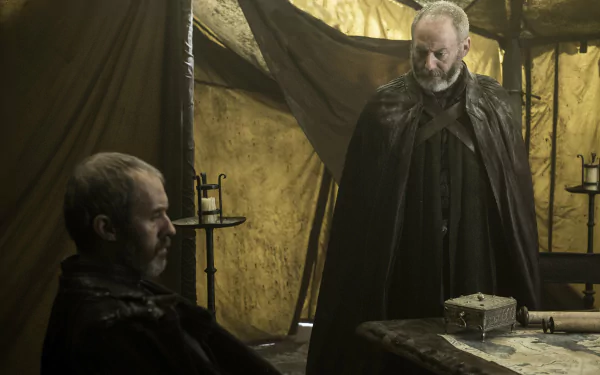 Liam Cunningham Stephen Dillane Stannis Baratheon Davos Seaworth TV Show Game Of Thrones HD Desktop Wallpaper | Background Image