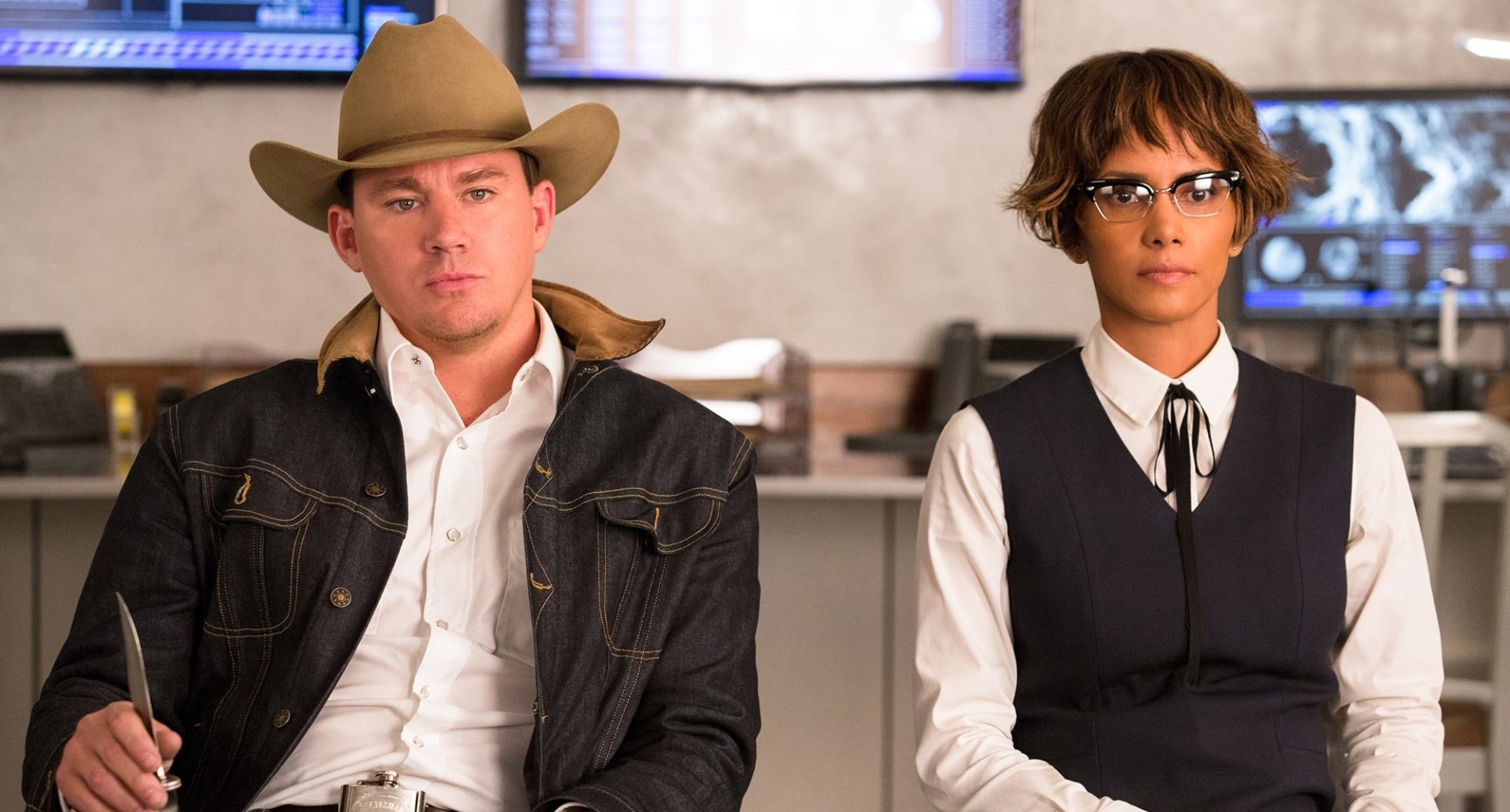 Download Halle Berry Channing Tatum Movie Kingsman: The Golden Circle Wallpaper
