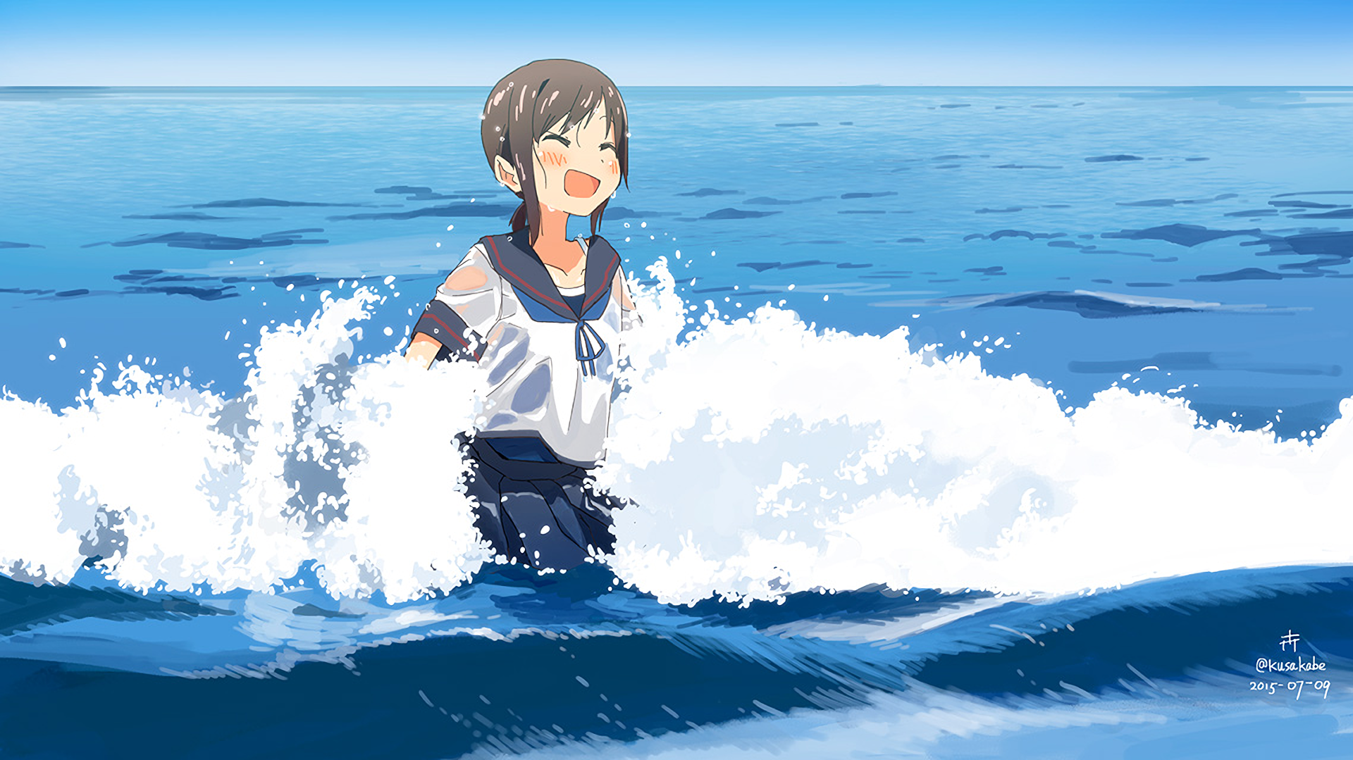 Download Fubuki (Kancolle) Anime Kantai Collection Wallpaper