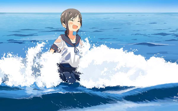 Fubuki (Kancolle) Anime Kantai Collection HD Desktop Wallpaper | Background Image