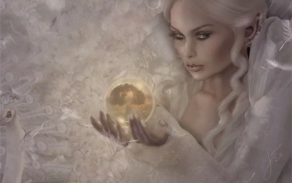  White Fantasy Witch