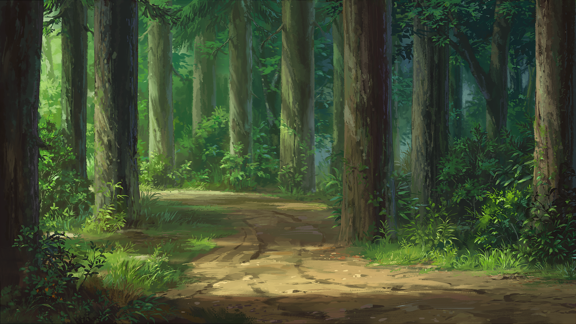 Anime Forêt Fond d'écran HD | Image