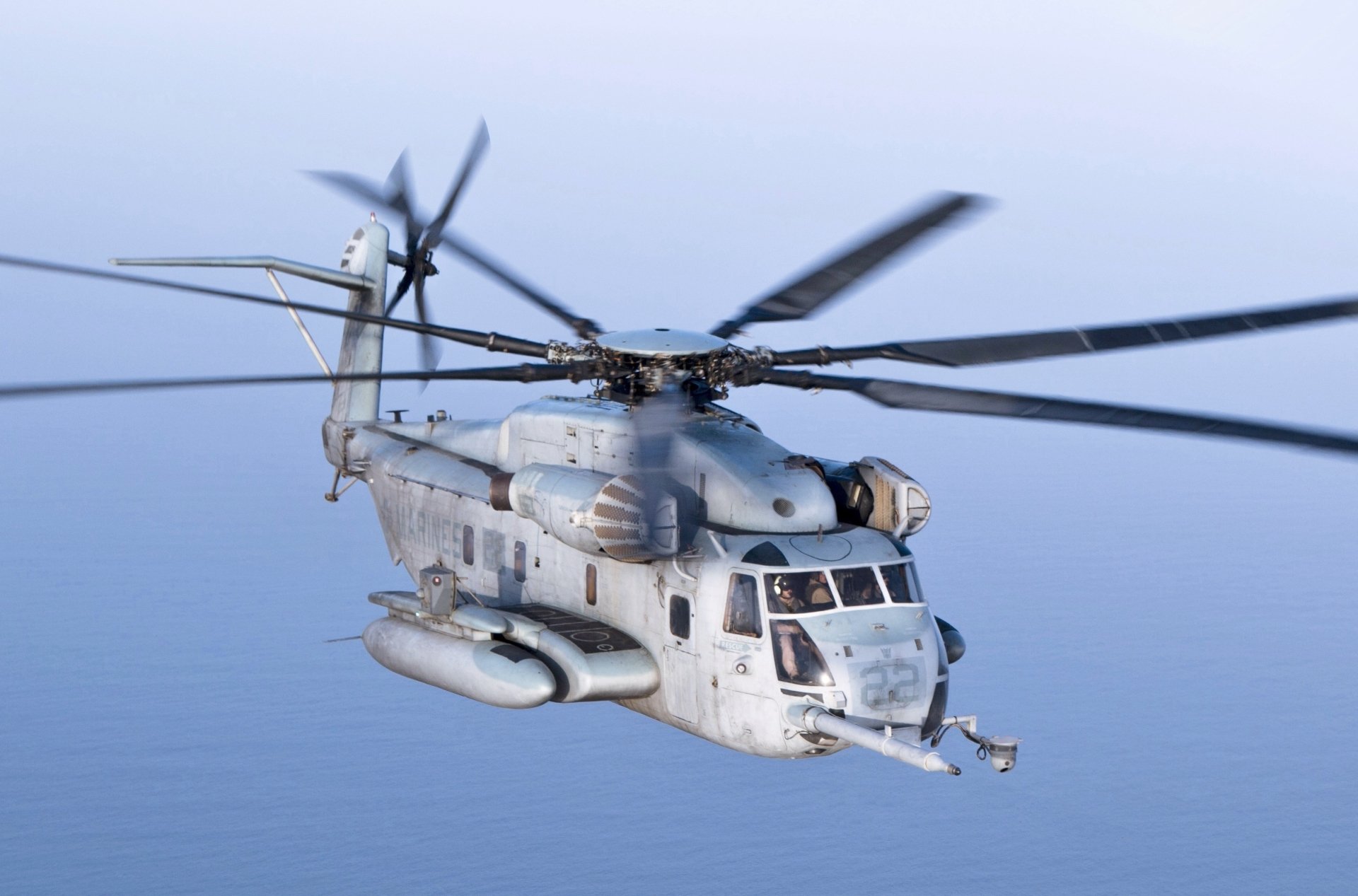 Download Helicopter Military Sikorsky CH-53E Super Stallion HD Wallpaper