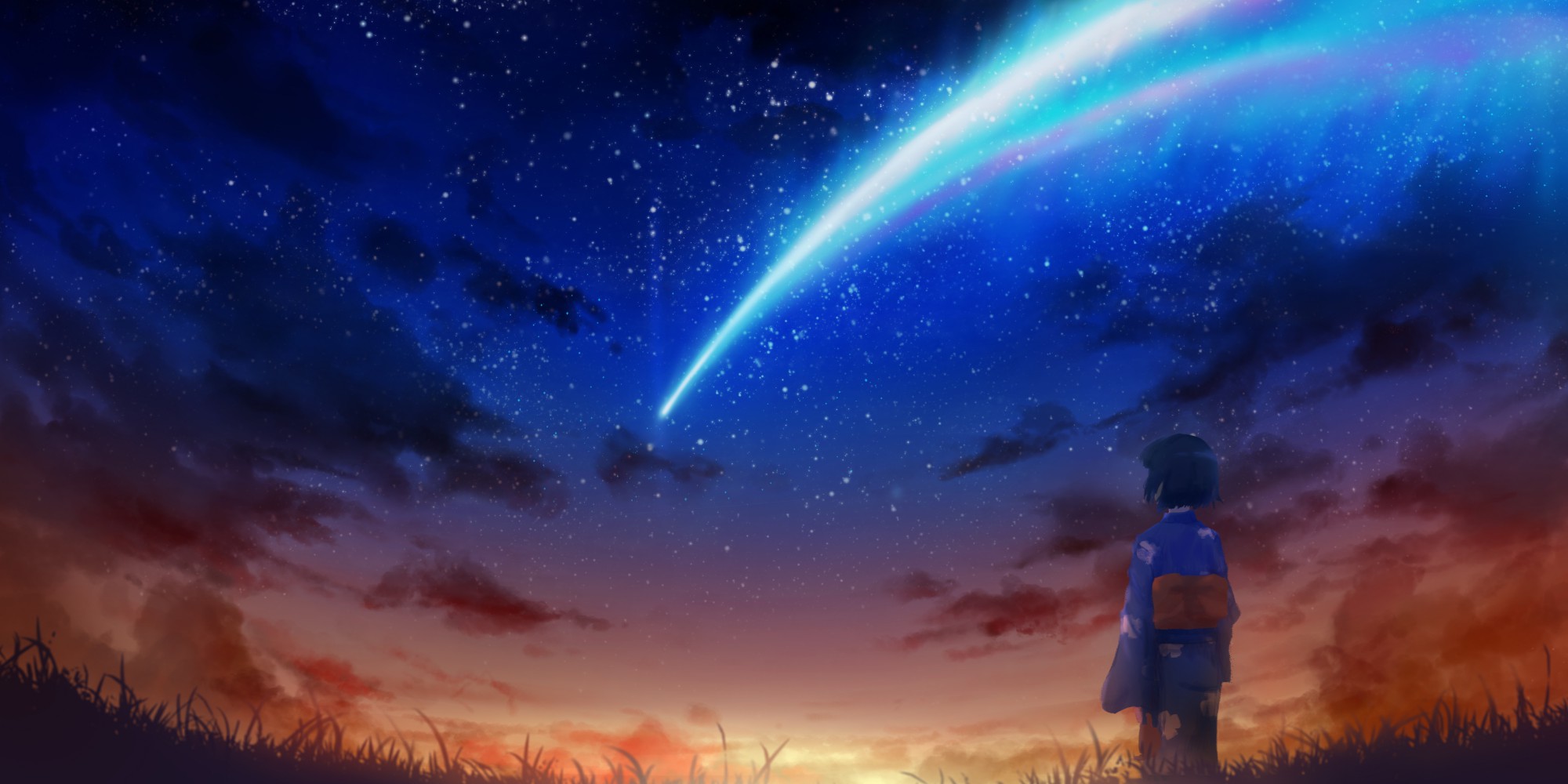 Your Name. Wallpaper and Background Image | 2000x1000 | ID ...