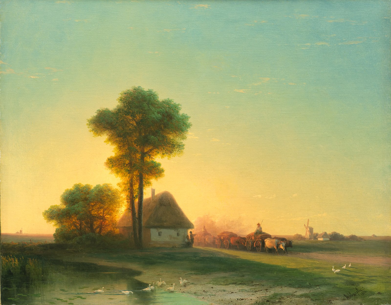 Download House Artistic Landscape Wallpaper