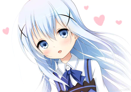 Chino Kafū Anime Is the Order a Rabbit HD Desktop Wallpaper | Background Image