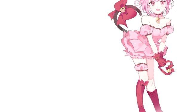 Anime Tokyo Mew Mew Animal Ears Pink Hair Pink Eyes Short Hair bow Tail Mew Ichigo HD Wallpaper | Background Image
