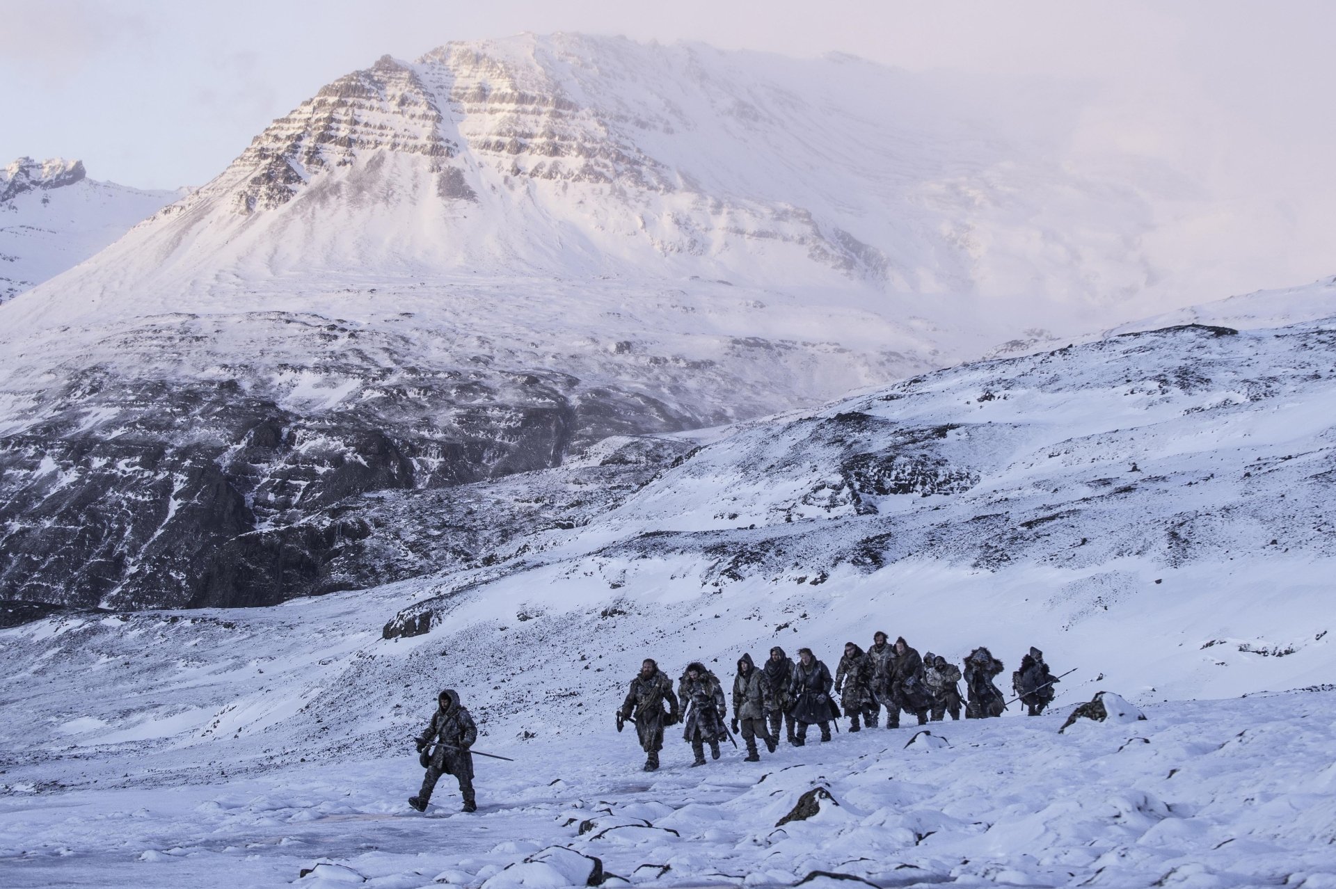 Download Thoros Of Myr Richard Dormer Beric Dondarrion Joe Dempsie Gendry (Game Of Thrones) Rory McCann Sandor Clegane Iain Glen Jorah Mormont Kristofer Hivju Tormund Giantsbane Kit Harington Jon Snow TV Show Game Of Thrones 4k Ultra HD Wallpaper