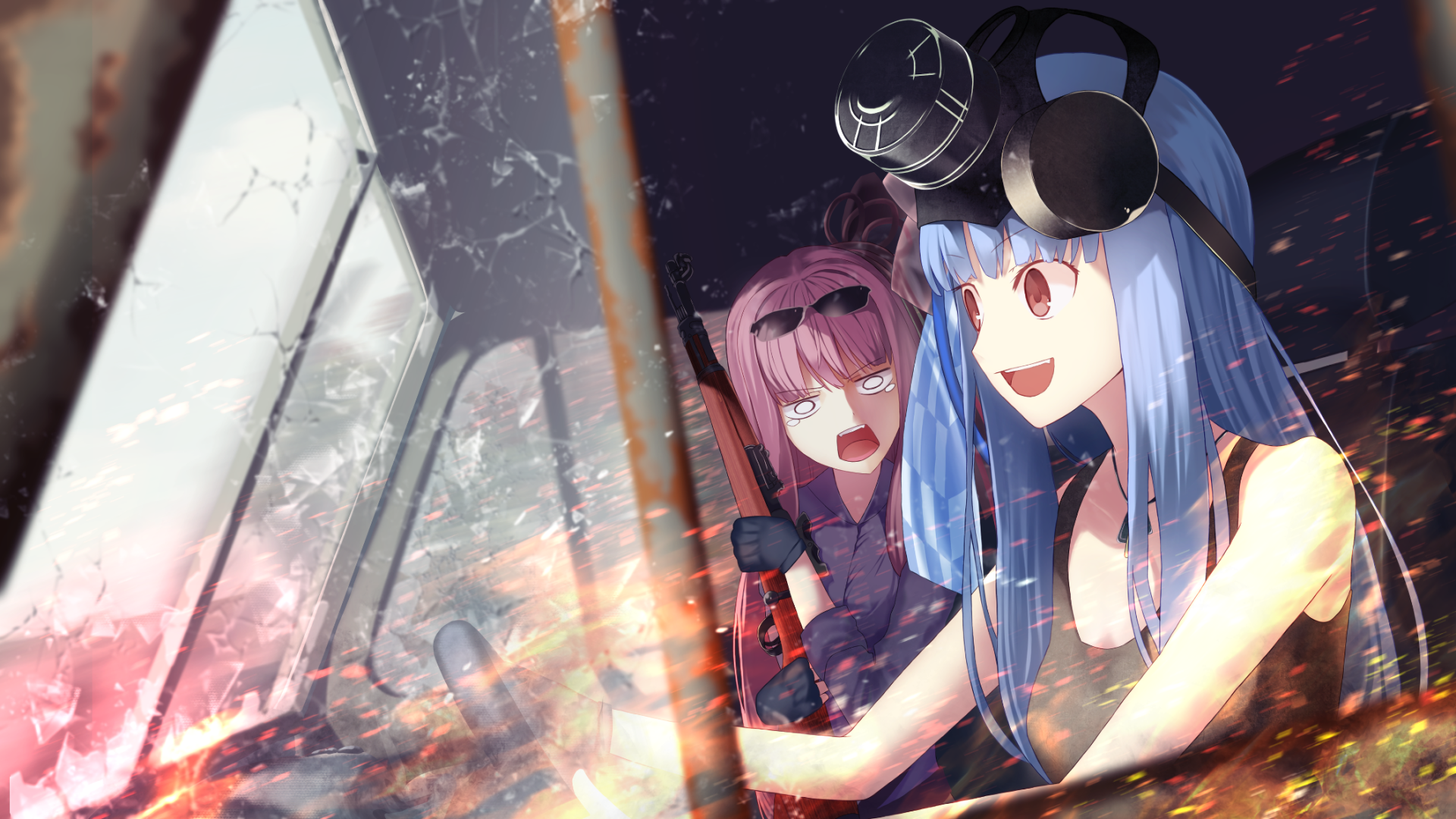 Download Kotonoha Aoi Kotonoha Akane Anime Vocaloid HD Wallpaper