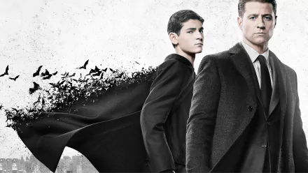 Bruce Wayne James Gordon David Mazouz Ben McKenzie TV Show gotham HD Desktop Wallpaper | Background Image
