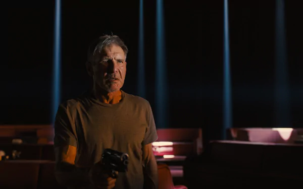 Rick Deckard Harrison Ford movie Blade Runner 2049 HD Desktop Wallpaper | Background Image