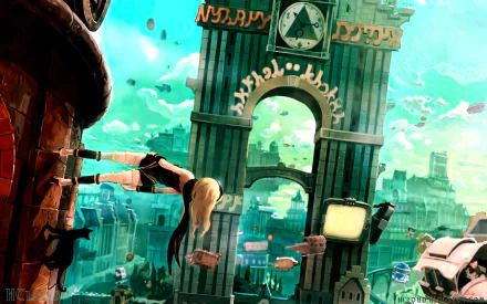 video game Gravity Rush HD Desktop Wallpaper | Background Image
