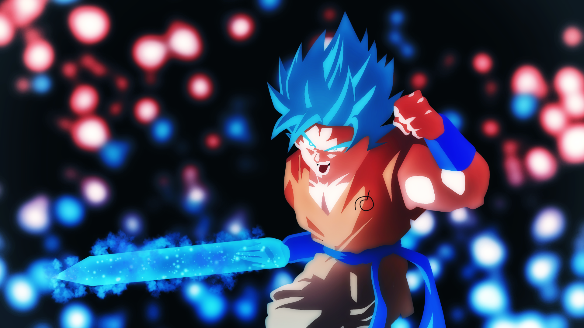 Goku SSB Ki Blade by ANi_