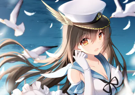 Anime Warship Girls HD Desktop Wallpaper | Background Image