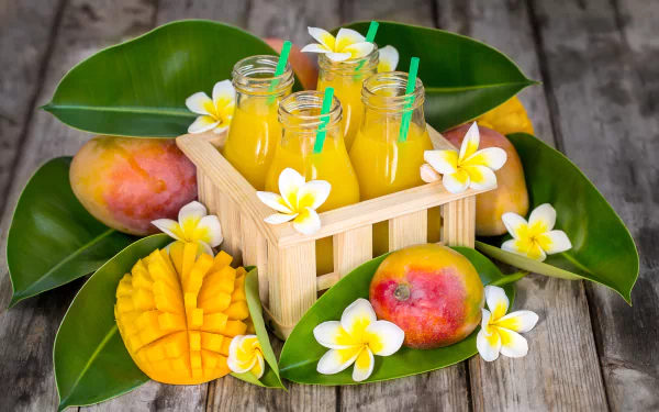 mango fruit still life food drink HD Desktop Wallpaper | Background Image