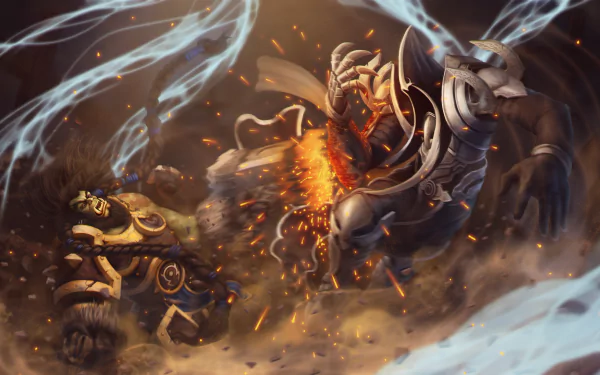 Thrall (World Of Warcraft) Malthael (Diablo III) video game Heroes of the Storm HD Desktop Wallpaper | Background Image
