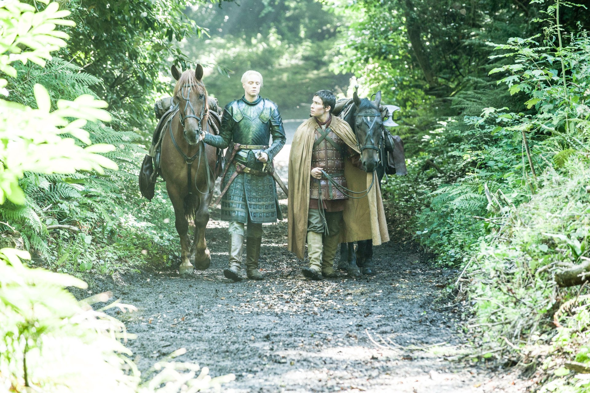 Download Daniel Portman Podrick Payne Gwendoline Christie Brienne Of Tarth TV Show Game Of Thrones 4k Ultra HD Wallpaper