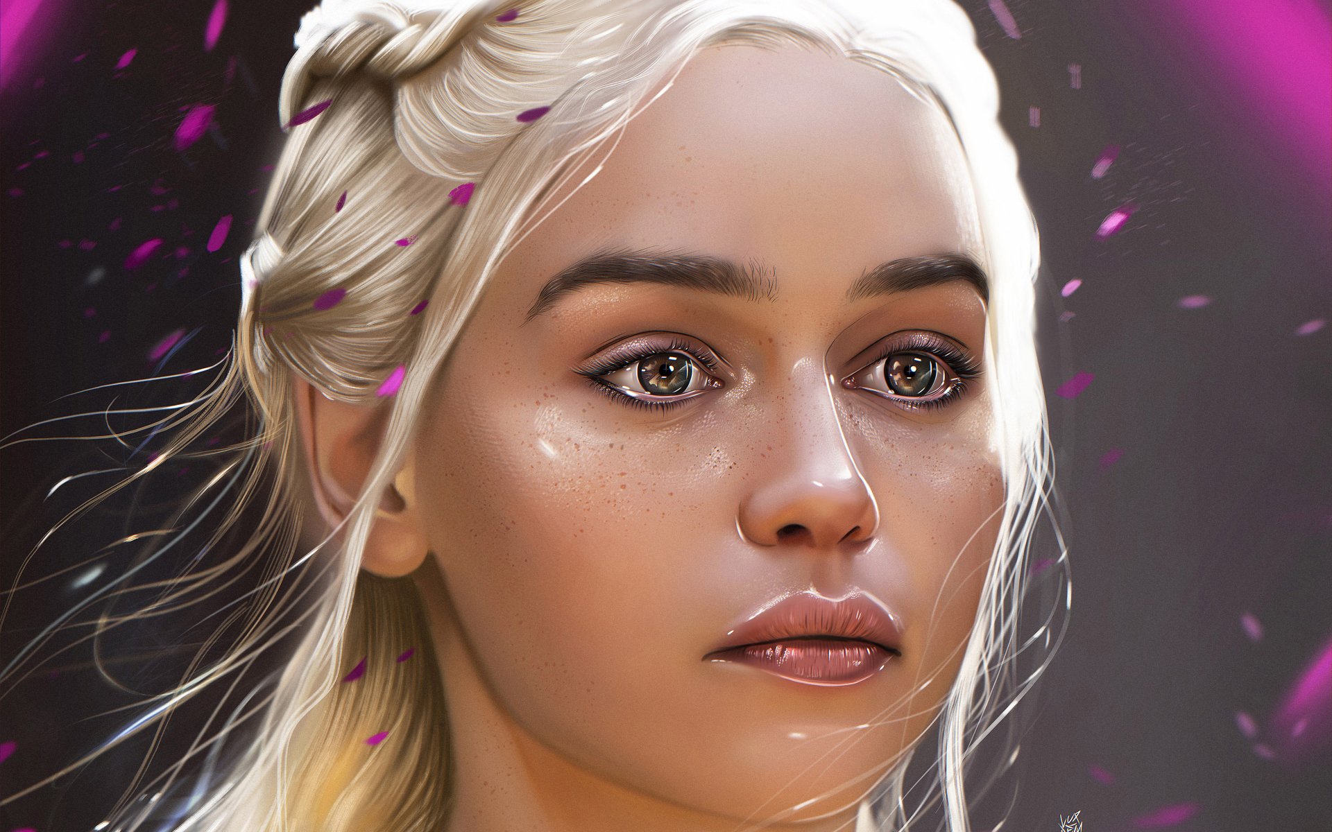 Download Blonde Face Daenerys Targaryen Tv Show Game Of Thrones 4k Ultra Hd Wallpaper By Yaşar