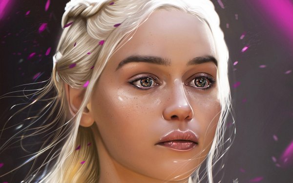 TV Show Game Of Thrones Daenerys Targaryen Face Blonde HD Wallpaper | Background Image