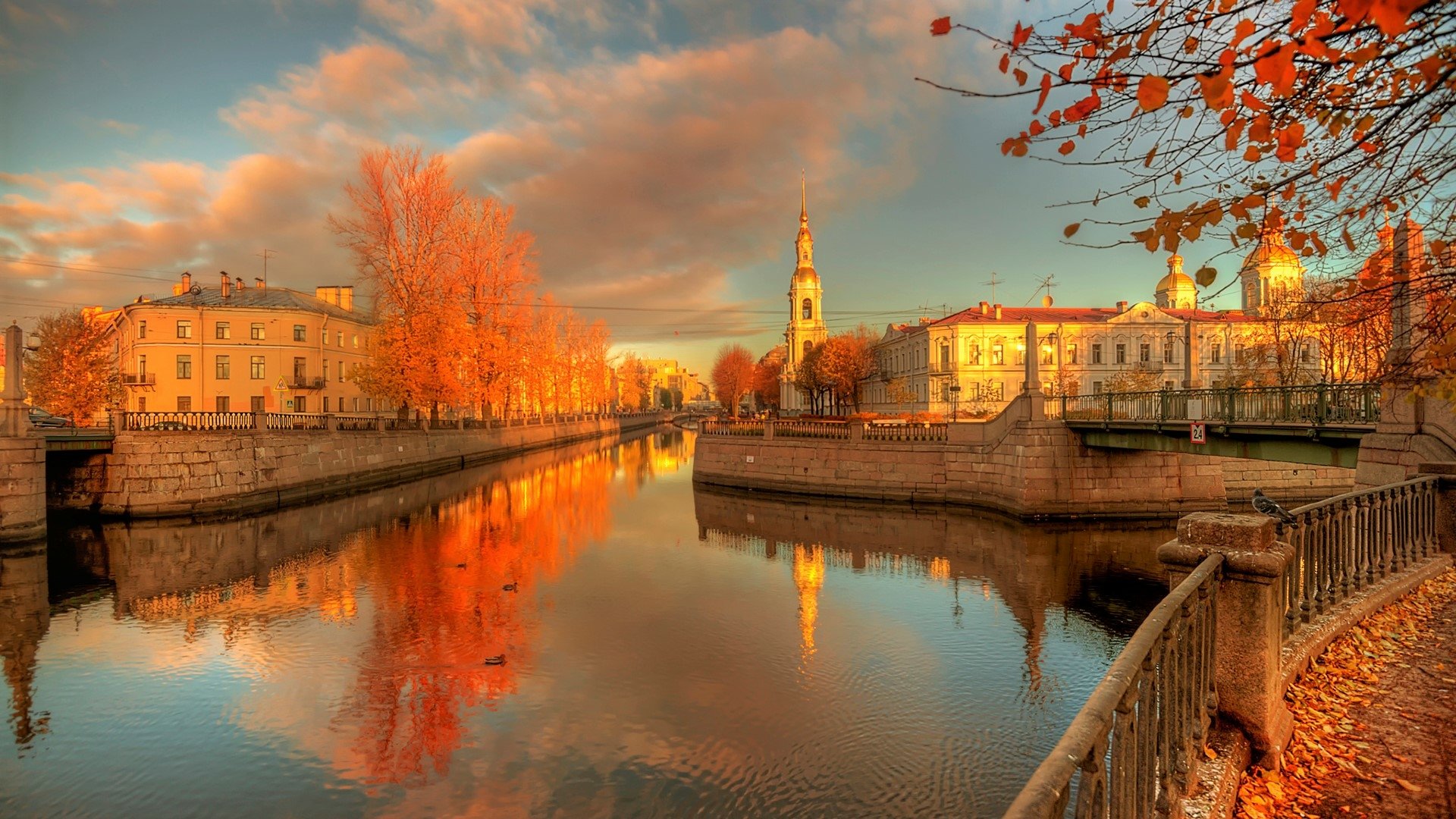 Autumn in St. Petersburg, Russia HD Wallpaper | Background Image